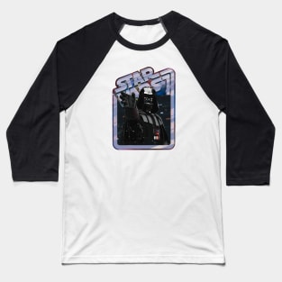 The Villain (nebula background, original border) Baseball T-Shirt